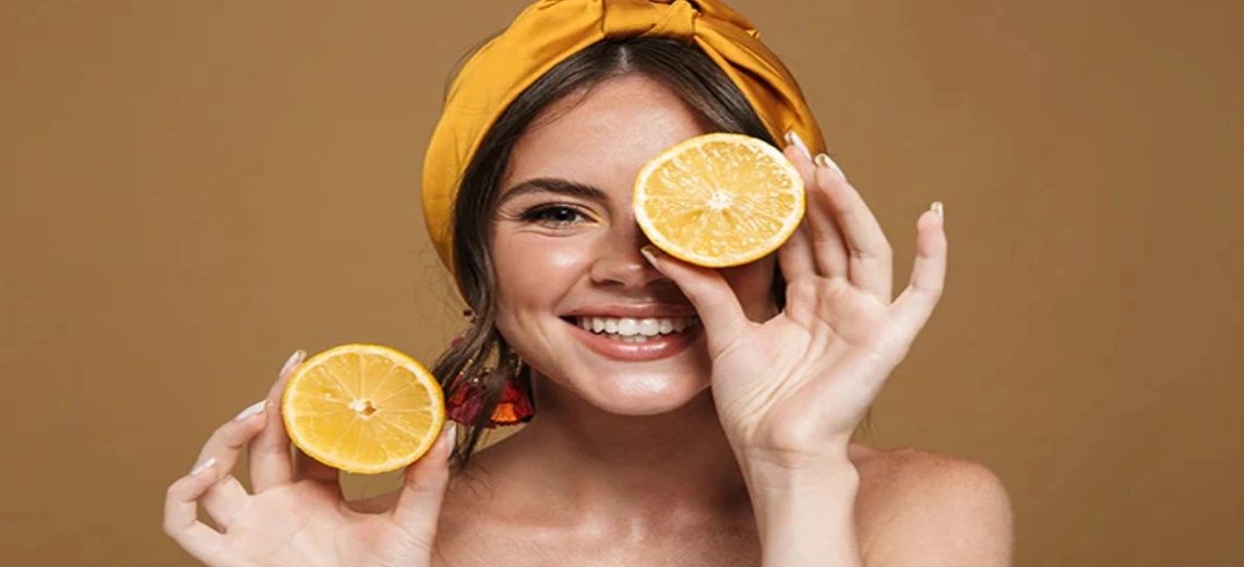 Lemon benefits on skin